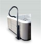 Essential Spa Side Undermount Handrail with LED Lighting - Safety Rail view 2