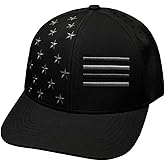 The Heartbeat Brand Flag Laser Mesh Snapback Hat for Men & Women | Flat Bill Trucker Hat | Lightweight & Water-Resistant
