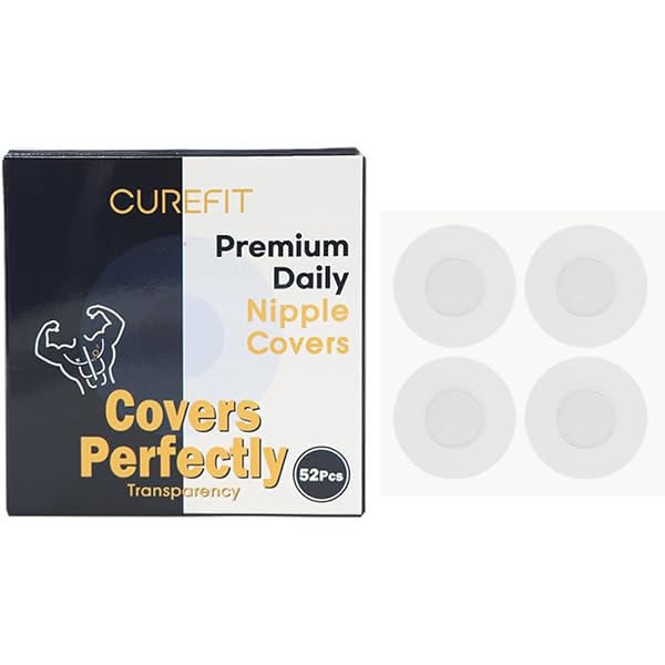 Mr. Nipple Hide & Protect Care System – 50 Pair (100 Pieces) Men's Nipple Cover