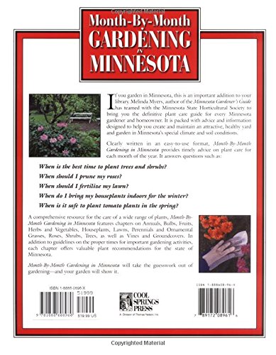 Month-by-Month Gardening in Minnesota: A Complete Guide for Minnesota Gardeners by Melinda Myers