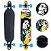 SURGE 37.8inch Freeride Longboard Complete (Forest Green)