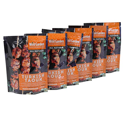 Wild Garden Ready-To-Go Gourmet Turkish Taouk Marinade (6 Pack), 100% All Natural, No Additives, No Preservatives, Bold, Flavorful, Perfect for Grilled Chicken, Shish Tawook, Kabab! - Thumbnail 6