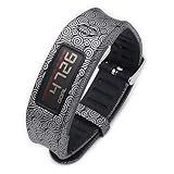 Moretek Wireless Smart Band Band for Garmin Vivofit Replacement Strap Bands Small and Lager Size (Black Yun)