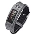Moretek Wireless Smart Band Band for Garmin Vivofit Replacement Strap Bands Small and Lager Size (Black Yun)
