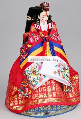 Amazon 花嫁赤farooku韓国人形 おもちゃ おもちゃ