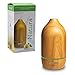 SpaRoom Natura Wooden Essential Oil Diffuser for Therapeutic Aromatherapy Misting, 100ml