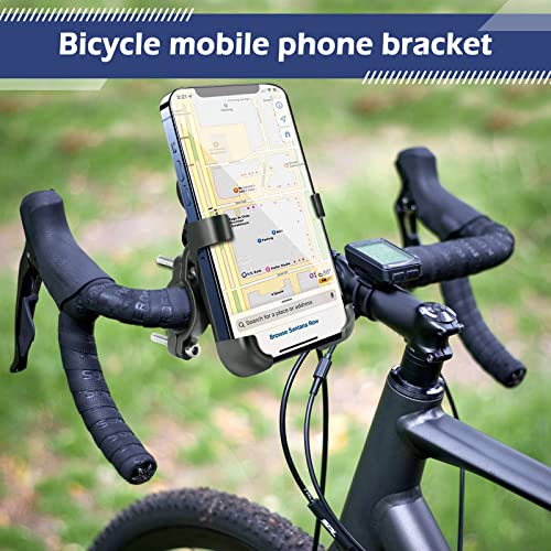 Docrooup Bike Phone Holder Mount Motorcycle Handlebar Phone