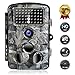 FUNSHION Trail Game Camera, 16MP 1080P Trail Cameras with Night Vision Motion Activated Waterproof IP66 2.4’’ LCD Hunting Scouting Cam for Wildlife Monitoring 120°Detecting Range 42pcs IR LEDs