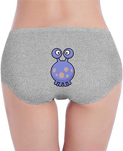 Lasong Floating Alien Women's Low-waisted Panties L Ash