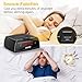 Alarm Clock Radio - Digital Alarm Clock with 20 AM&FM Radio Stations, Radio Alarm Clock with Dual Alarms, Sleep Timer, Snooze, Dimmer, 0.6