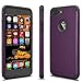 Tekcoo for iPhone 8 Plus Case/iPhone 7 Plus Case for Girls, [TBaron] Bumper Case Shock Absorbing Hard Hybrid Defender Cute Cover [Scratch Proof] Plastic Shell + TPU Rubber Inner [Purple]
