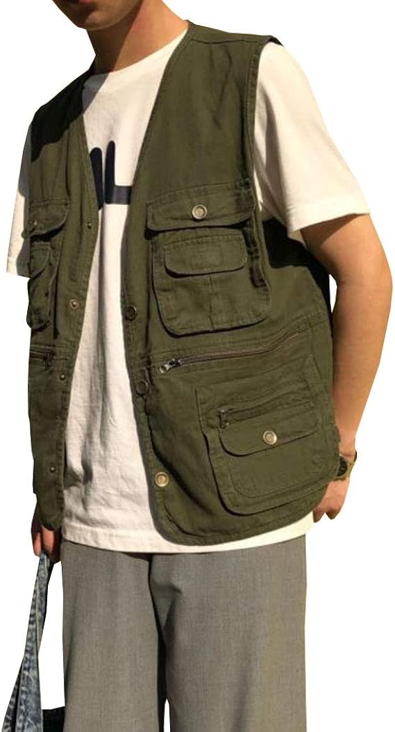 Amazon Puhao プハオ ベスト メンズ ノースリーブ ジャケット ジレ ミリタリー ワークべスト カジュアルベスト アウトドア 上着 男性 ファッション スタイリッシュ 春 夏 秋 通勤 作業服 旅行 登山 ベスト 通販 Amazon Puhao プハオ ベスト メンズ ノースリーブ ジャケット ジレ ミリタリー ワークべスト カジュアルベスト アウトドア 上着 男性 ファッション スタイリッシュ 春 夏 秋 通勤 作業服 旅行 登山 ベスト 通販