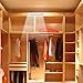 NEW 2-Pack 10 LED Motion Sensing Closet Light with Sensor, Stick On Battery Powered Motion Activated Night Light Also for Cabinet, Bathroom, Pantry, Walkway, Stairway (White - Cool White)