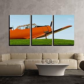 Adventure in The Sky Old Airplane Orange North...