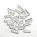 100PCS 20 Words Antique Silver Charm Pendants Collection, Vintage Jewelry Supply Lot, Wholesale, 20mm8mm C03