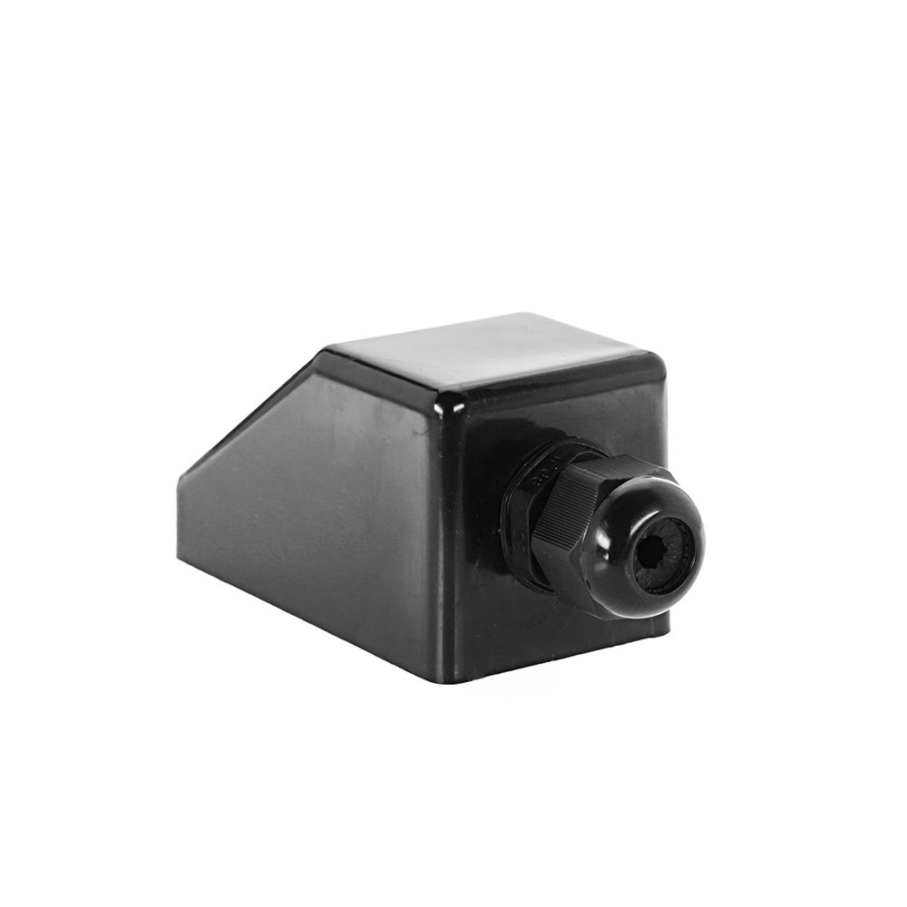 Offgridtec© Roof Cable Guide, 1-Way, Heavy Duty, Black, ABS, for Cable Outer Diameter 3-12 mm, for Motorhome, Caravan, Boat, Solar Units