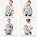 TIANCAIYIDING Ergonomic Baby Carrier，Soft & Breathable Baby Carriers Backpack Front and Back for Infants to Toddlers Up to 44 lbs