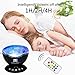 [Generation 3] Weirdbeast Remote Control Ocean Wave Project Sleep Night Lights with Built-in Ambient Audio Bedroom Living Room Decoration Lamp for Kids/Adult - Black