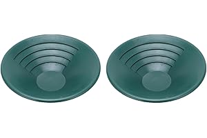 2PCS 260mm Gold Pan Sieve Tray Gold Panning Kit for Metal Washing Prospecting Mining Sifting