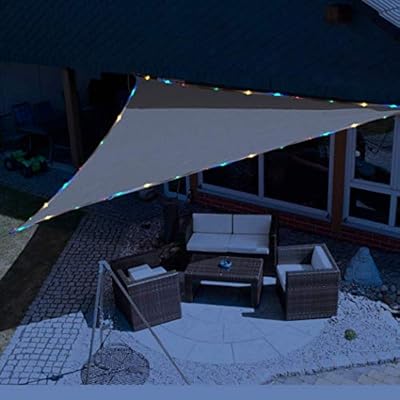 Amazon Com Sunnykud 12 X12 X12 Triangle Sun Shade Sail With