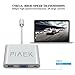 USB Type C to VGA Adapter - Multiport USB3.0 Hub Type-C Female with Charging & Video Converter for Apple MacBook,ChromeBook Pixel Projector TV and More Type-c Devices