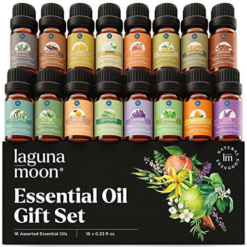 Essential Oils Set 16 Pcs Premium Grade Home Essentials Oils for