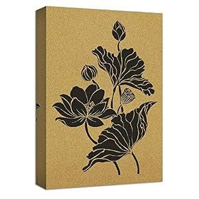 Zen Style Yellow Pop up Black Painting Artwork...