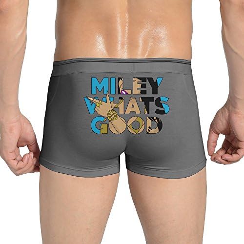 NGG Sexy Miley,what's Good Seamless Stretchable Boxer Panty For Fashionable Men Ash M
