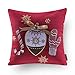 Phantoscope Christmas Pillow Covers Embroidery Snowman Letter Snow Flakes Pillowcase Cushion Cover Pack of 4 18 x 18 inches 45 x 45 cm