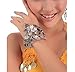 Yozone Belly Dance Silver Triangle Bracelet Hand Jewelry - Ladies Coin Bracelet With Ring - 2 Pcs (Silver)