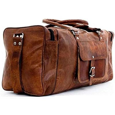 Sac en cuir gym voyage nuit voyage sac de sport vintage week