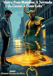 Livro Entre dois Mundos : A jornada de Lucas o deus Loki.