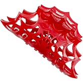 kreepsville 666 Spiderweb Claw Clip Gothic Horror Hair Accessory (Red), 1 Count (Pack of 1)
