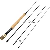 KastKing Valiant Eagle Passage Travel Fishing Rods, 4 & 6 Pc Pack Rods, Spinning, Casting and Fly Models, IM6 Graphite Blank,