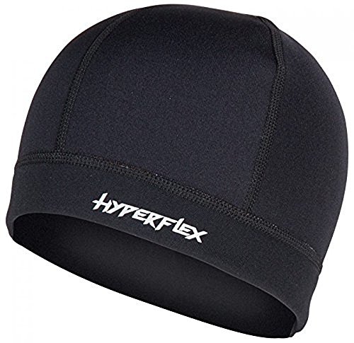 image for Hyperflex Pro Series Neoprene Beanie - Unisex Wetsuit Cap, Scuba Divin
