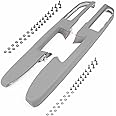 926-740 Front Driver & Passenger Side Armrest Repair Fit for Chevrolet Chevy Silverado Suburban Tahoe Avalanche For GMC Sierra Yukon 2010-2014 with Door Release Handle Above Armrest GM# 84127280, Grey