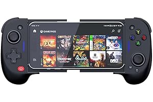 ShanWan Mobile Game Controller for iPhone and Android with Upgrade Design, Phone Case Support, PS Remote Play, Xbox Cloud, Steam Link, GeForce NOW, MFi Arcade Games