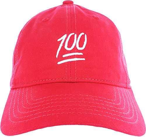 Dad Hat Cap - Emoji 100 Hundred 