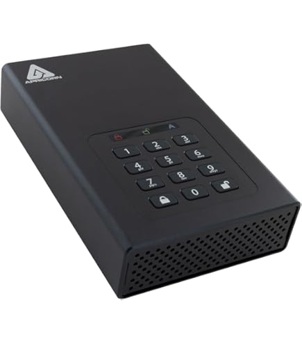 Apricorn　A25-3PL256-S256(R2) Amazon.com: Apricorn 2TB Aegis Padlock USB 3.0 SSD 256-Bit