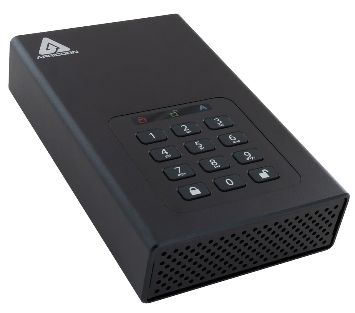 Apricorn Aegis Padlock 2TB Desktop 256-Bit Hardware Encrypted USB 3 Hard Drive (ADT-3PL256-2000EMEA)