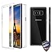 VVUP] Clear Slim Full-Body Rugged Case Protection with Built-in Screen Protector for Samsung Galaxy Note 8