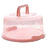 GLOGLOW 6/8 Inch Round Cake Carrier, Portable Cake