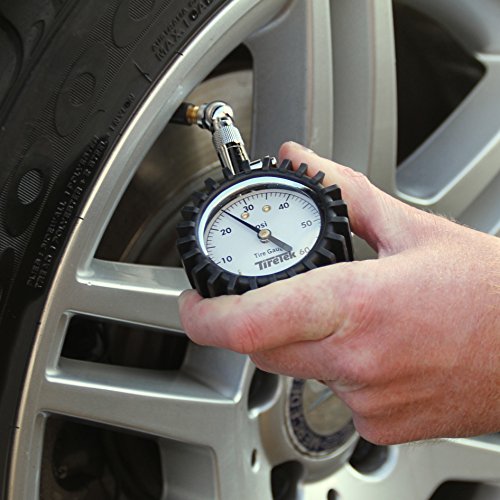 TireTek Automotive Gift Set Includes Premium Tire Pressure Gauge