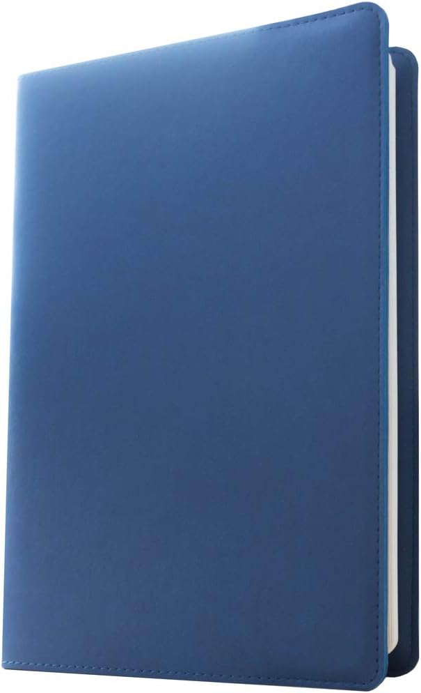 Scribbles That Matter - B5 Journal Sleeve - Soft Cover - Luxe Material - Minimalist Design (B5, Navy Blue)