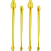 4pcs Fish Hook Remover Tool Plastic Fish Dehooker Unhook Extractor Tool | Portable Snelled Hook Disgorger, Fishing Hook Quick Removal Device, Fishing Gear Security Fish Hook Extractor for Adult