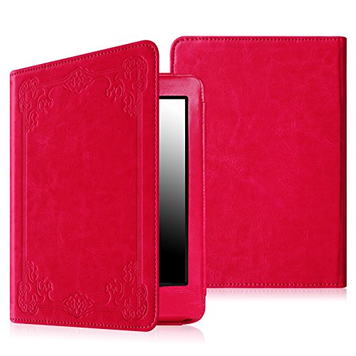 Fintie Folio Case for Kindle Paperwhite - The Book Style PU Leather Cover Auto Sleep/Wake for All-New Amazon Kindle Paperwhite (Fits All versions: 2012 2013 2014 and 2015 New), Vintage Adobe Sunset