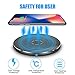 Wireless Charger iPhone X 8 8 Plus(7.5W), 10W Fast Wireless Charging Pad for Samsung Galaxy Note 8 / S8 / S8 Plus / S7 / S7 Edge / S6 / S6 Edge, Nokia Lumia 1520/ 1020/ 930/ 929/ 928, LG