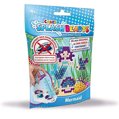Craze Splash Beadys, Perline per braccialetti bambini, Fai da te, Forme assortite, Acqua appiccicosa Perline Artigianali, (la confezione puo variare)