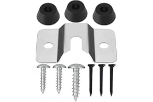 YUANHOLUMID Silver Mounting Bracket Kit Screws Darts Boards for Wall Hanging Mounting Bracket Kit Darts and Equipment