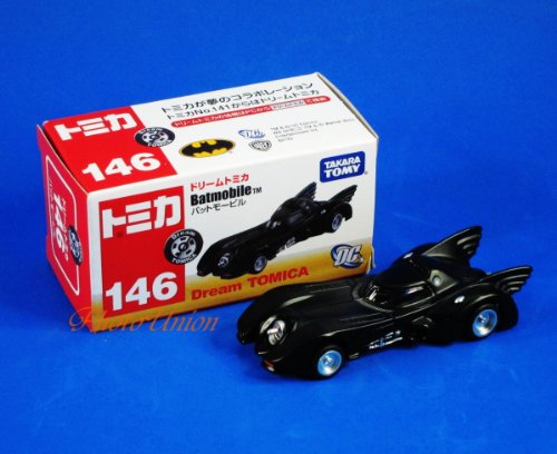 A584 Takara Tomy Dream Tomica 146 Batman Batmobile DC Universe Diecast Car Toy Model (Original from TheBestMoment @ Amazon)